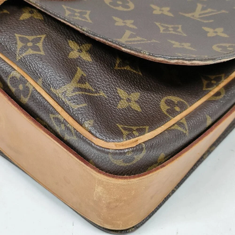 Authentic Louis Vuitton Cartouchiere GM Monogram Crossbody Bag
